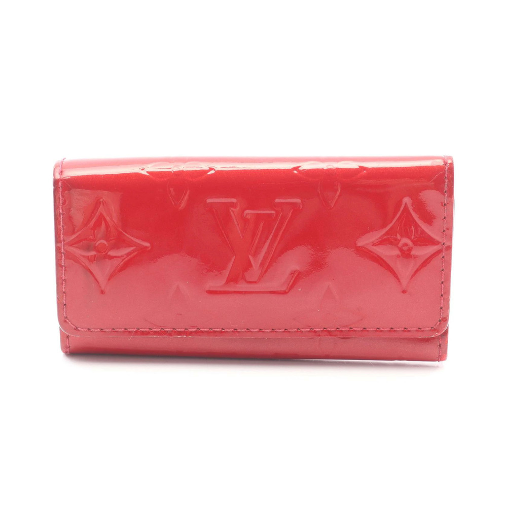 Louis Vuitton Multicles Wallet Monogram Pomme dAmour Key Case Leather Red